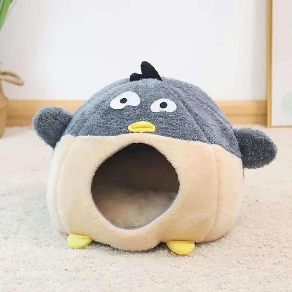 GENERICO - Casa cama iglú para mascota diseño multicolor