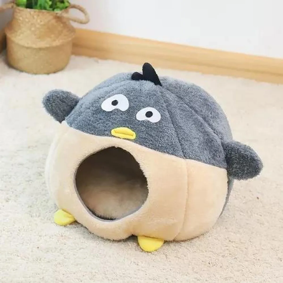 GENERICO - Casa cama iglú para mascota diseño multicolor