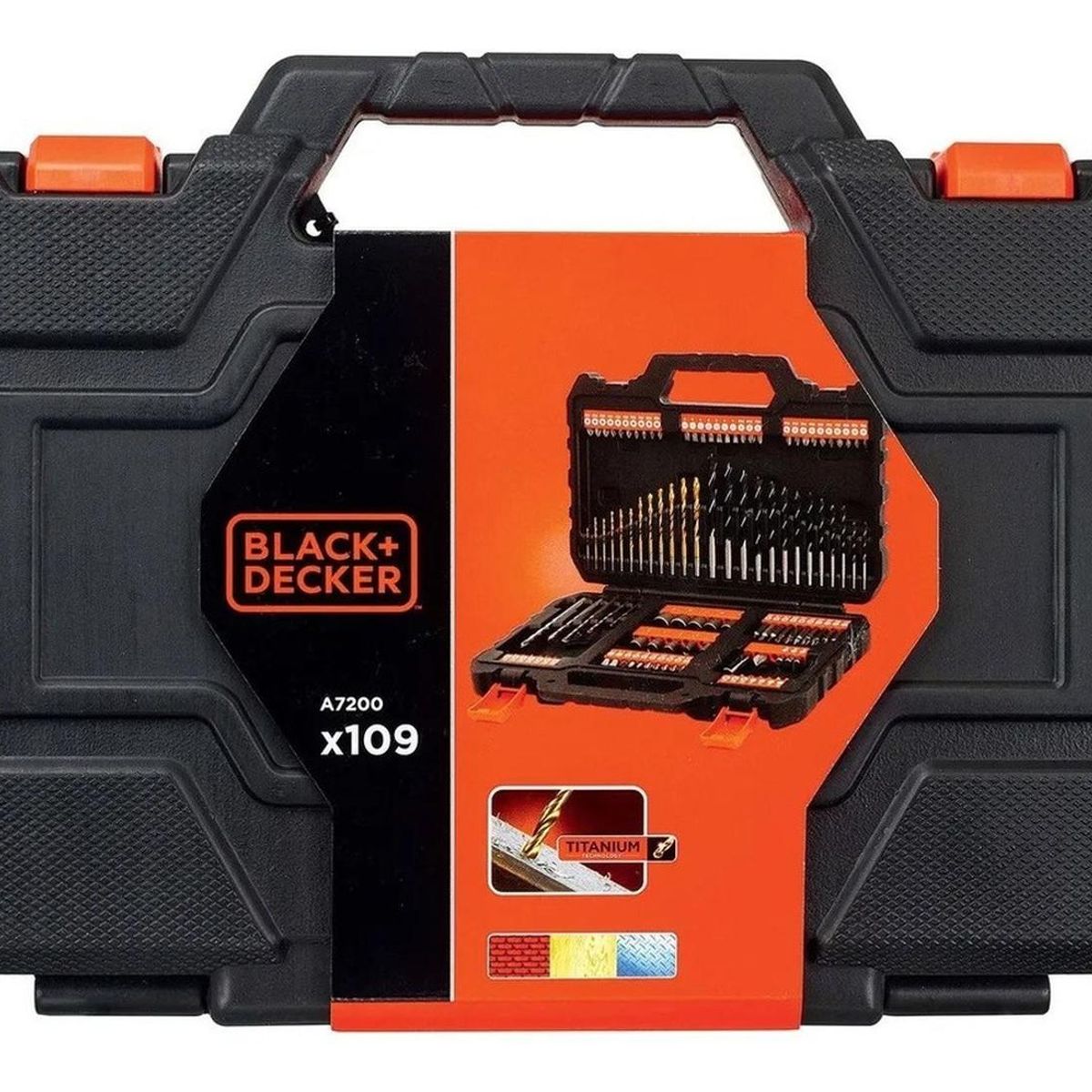 Set 109 Piezas Atornillar Y Taladrar Black+decker A7200-xj, marca BLACK+DECKER - Foto 2