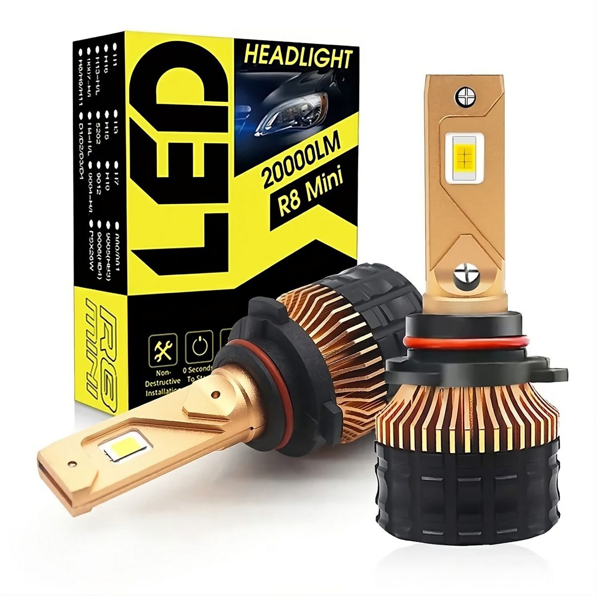GENERICO - Kit Led para autos R8 Mini 880