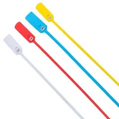 ATLANTICSWIRE - PRECINTO SELLO DE SEGURIDAD 40 CMS, NUMERADO, 100UN.AMARILLO