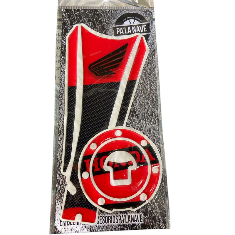 GENERICO - CALCOMANIA PARA MOTO ROJO HONDA