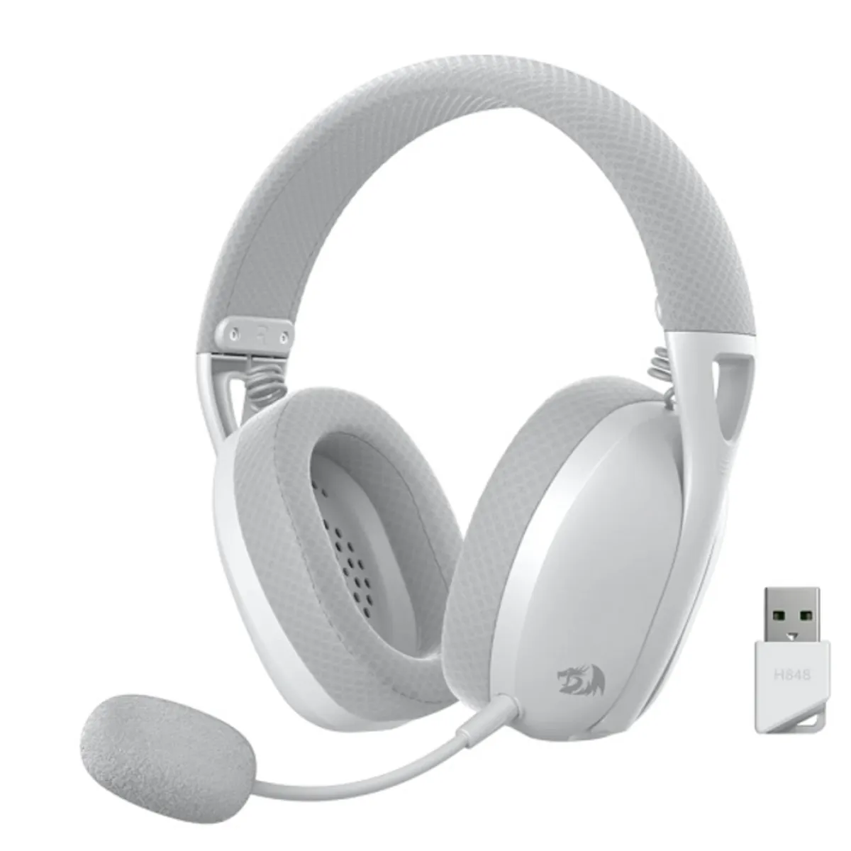 REDRAGON - Audífonos Gamer On-Ear - Redragon Ire Pro H848 - Bluetooth - White