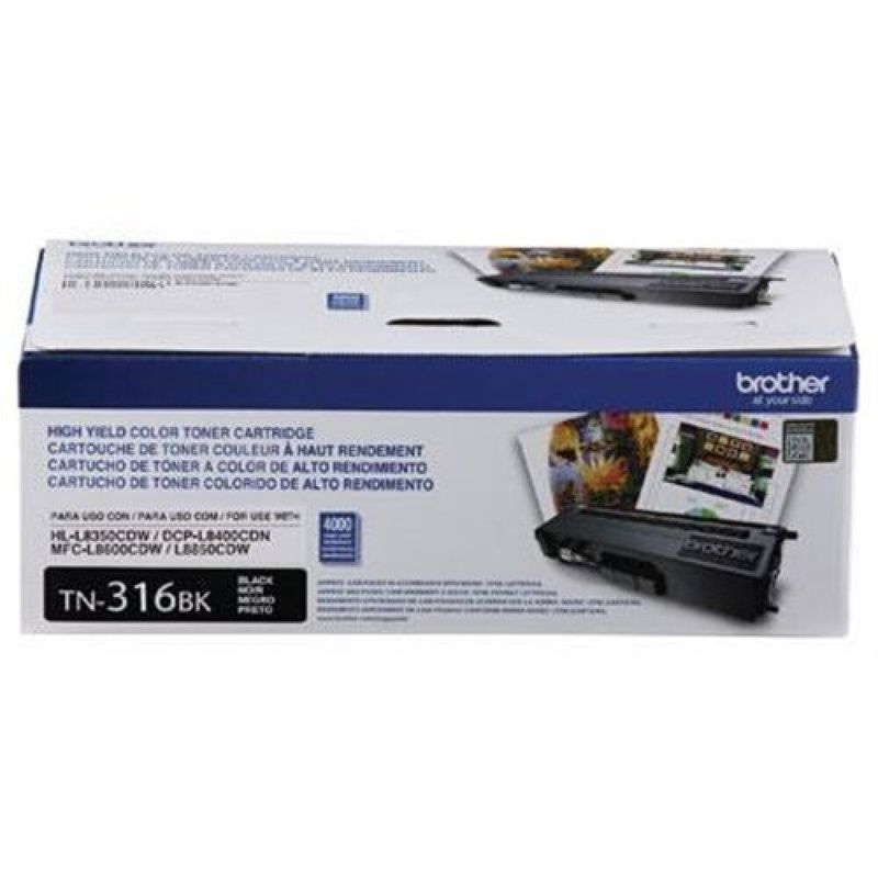 BROTHER - Tóner Brother TN-316BK 4000 páginas Negro