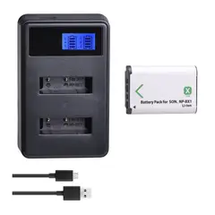 GENERICO - BATERÍA NP-BX1 + CARGADOR DOBLE BC-CSXB ALTERNATIVO SONY