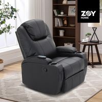 Bergere Lhasa Multifunción Masaje y Calor PU Negro