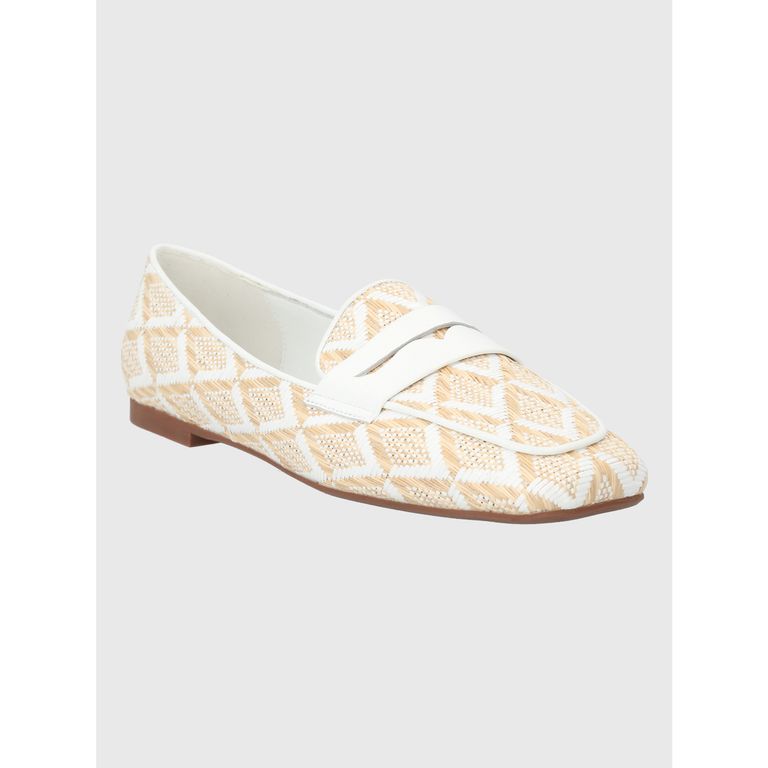 Mocasin Mujer Bellano Blanco
