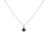 Collar Lapislázuli Brahma Plata Fina 925