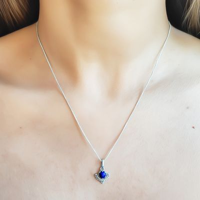 Imagen 2 del producto Collar Lapislázuli Brahma Plata Fina 925