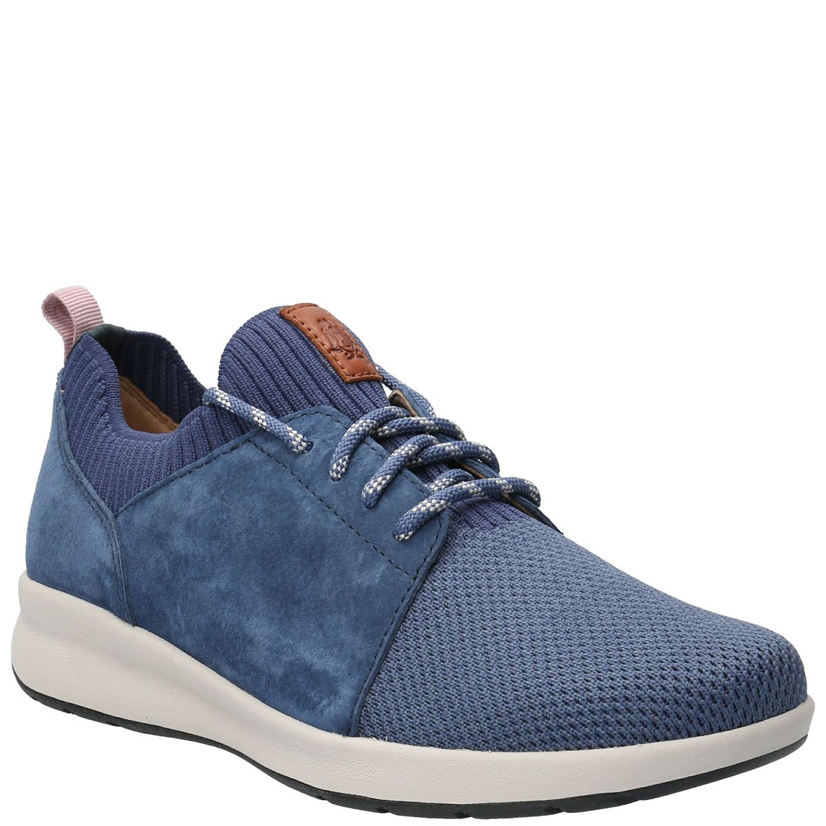 HUSH PUPPIES - Zapatilla Mujer Spinal Knit Azul HUSH PUPPIES