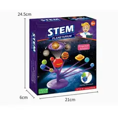 GENERICO - Sistema Solar 3D Interactivo Modelo Giratorio con Proyección de Imágenes Planetarias