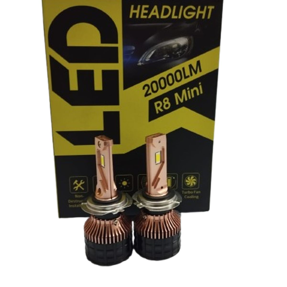 GENERICO - Kit Led para autos R8 Mini H7