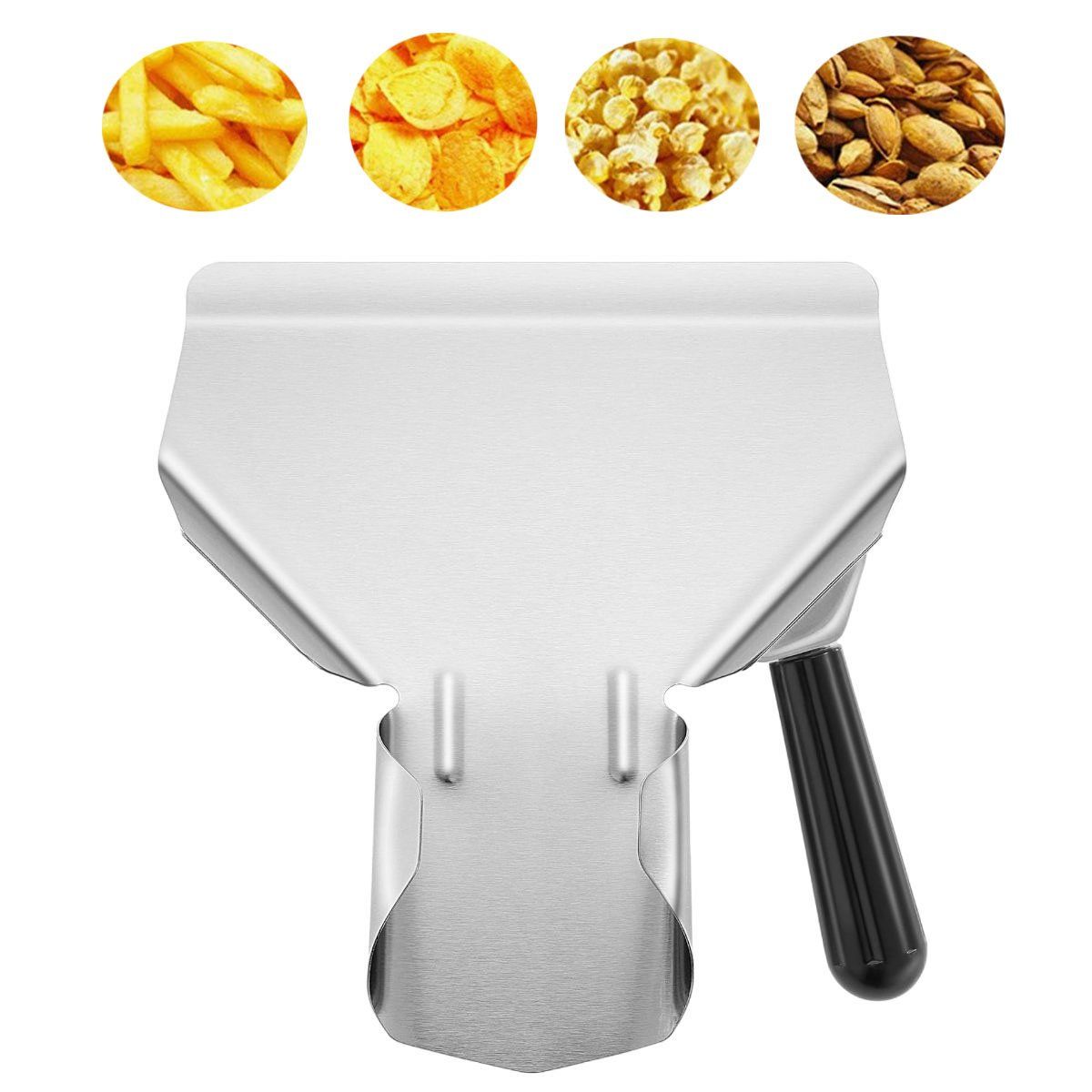 KUANGYE - Pala De Acero Inoxidable Para Papas Fritas Con Asa