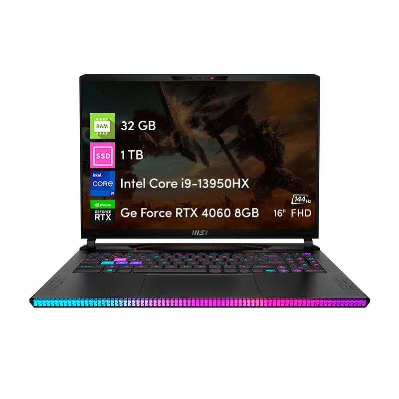 MSI - Notebook Gamer MSI GE68HX i9 13va 32GB 1TBSSD RTX4060 8GB 16 FHD