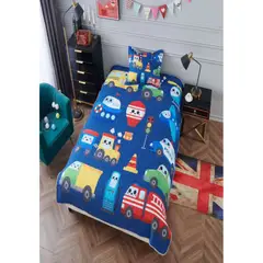 GENERICO - CUBRECAMA DE VERANO PLAZA Y MEDIA CON DISEÑO DE NIÑO.