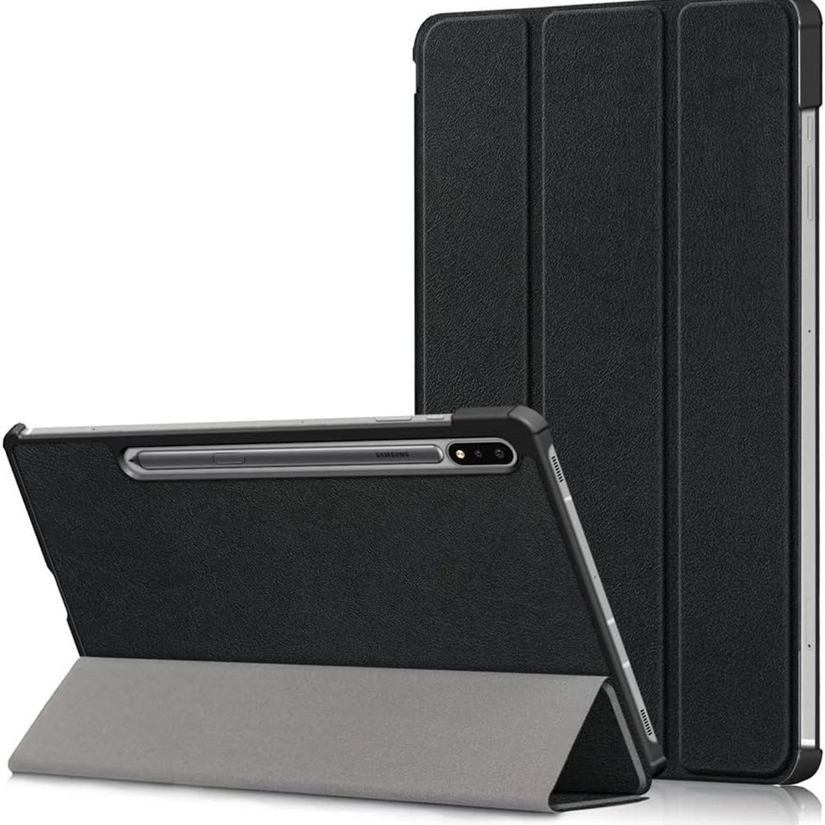GENERICO - Funda Inteligente compatible con Samsung Galaxy Tab S7 Negro