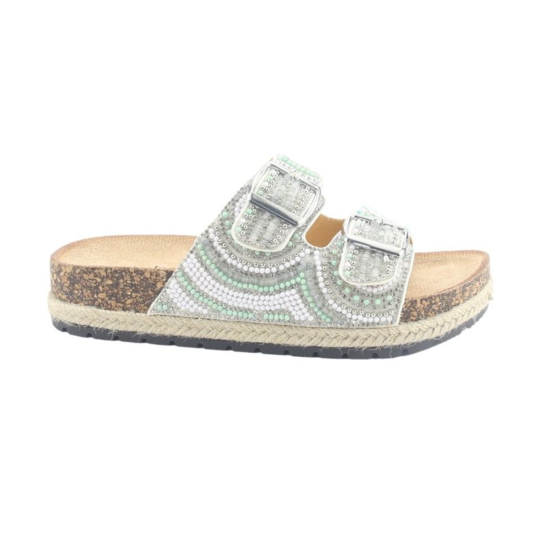 CHALADA - Sandalias Mujer  Blanco Casual Chalada Dacia-5