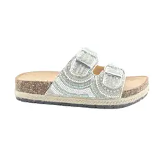 CHALADA - Sandalias Mujer  Blanco Casual Dacia-5