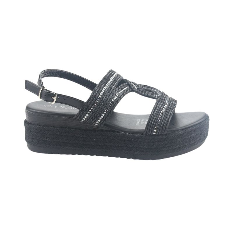 CHALADA - Sandalias Mujer  Negro Casual Chalada Cuna-1