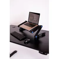 Soporte Mesa Multifuncional Notebook Negro
