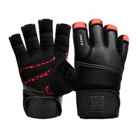 Guantes De Gimnasio Profesionales Cuero Wgl-l7r TALLA L