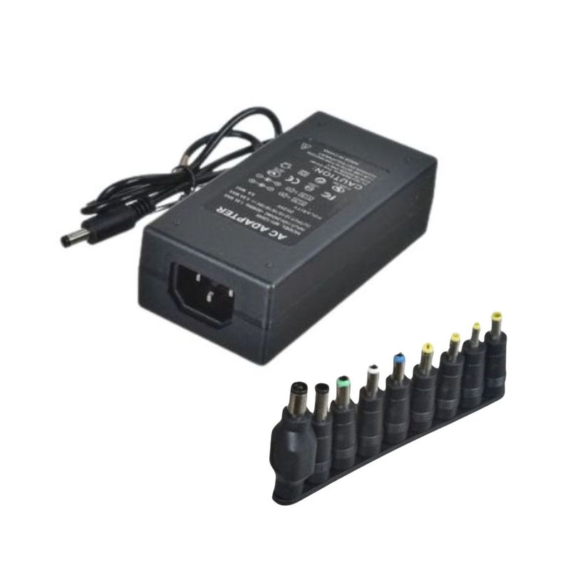 GENERICO - Fuente De Alimentación Cargador Adaptador 9 Cabezales 120W