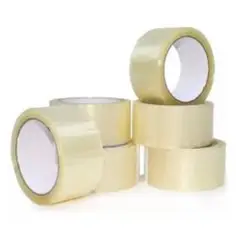 GENERICO - CINTA DE EMBALAJE 48MM X 40M TRANSPARENTE PACK 6 UNID