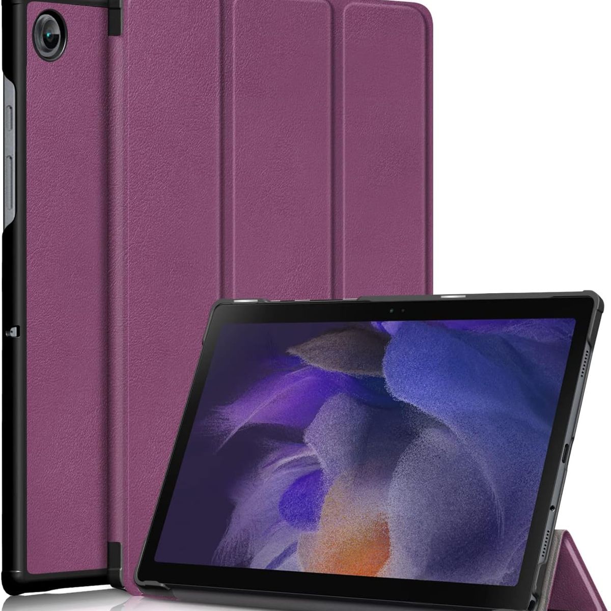 GENERICO - Funda Inteligente compatible con Samsung Galaxy Tab A8 SM-X200 Morado