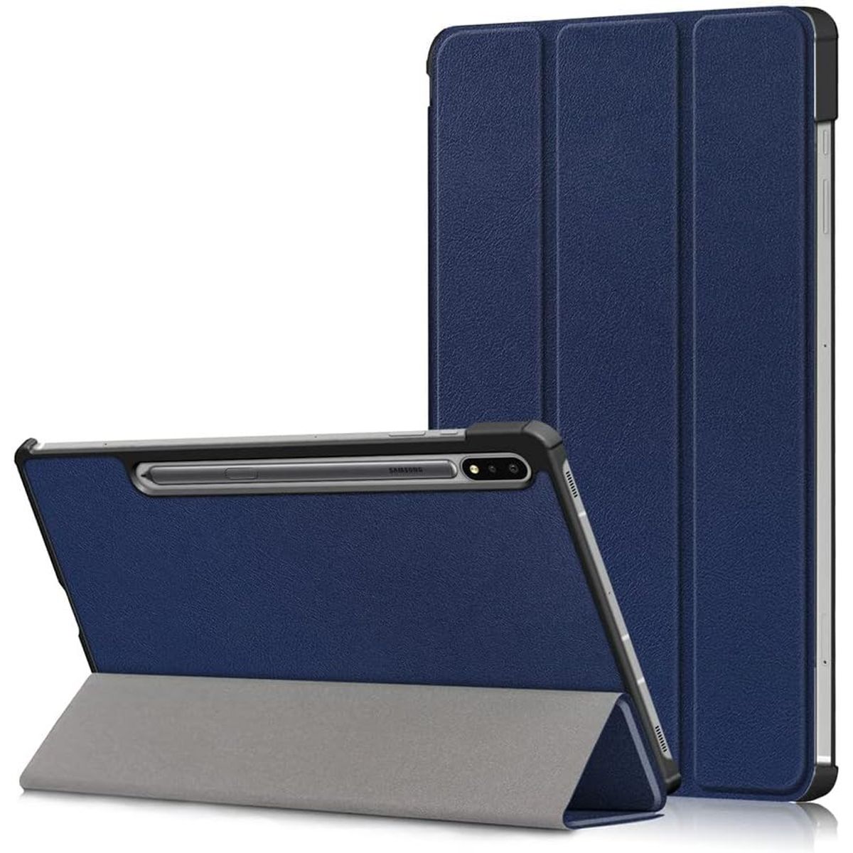 GENERICO - Funda Inteligente compatible con Samsung Galaxy Tab S7 Azul