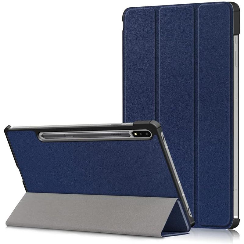 GENERICO - Funda Inteligente compatible con Samsung Galaxy Tab S7 Azul