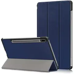 GENERICO - Funda Inteligente compatible con Samsung Galaxy Tab S7 Azul
