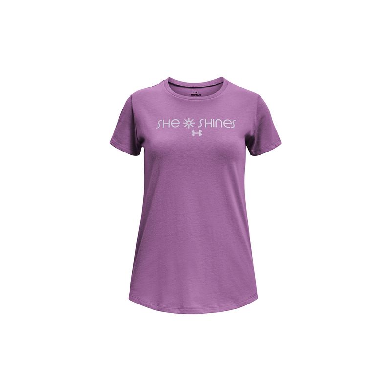 UNDER ARMOUR - Polera Ua She Shines Gradie Morado niña UNDER ARMOUR