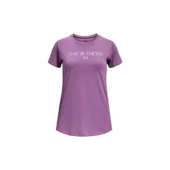 UNDER ARMOUR - Polera Ua She Shines Gradie Morado niña