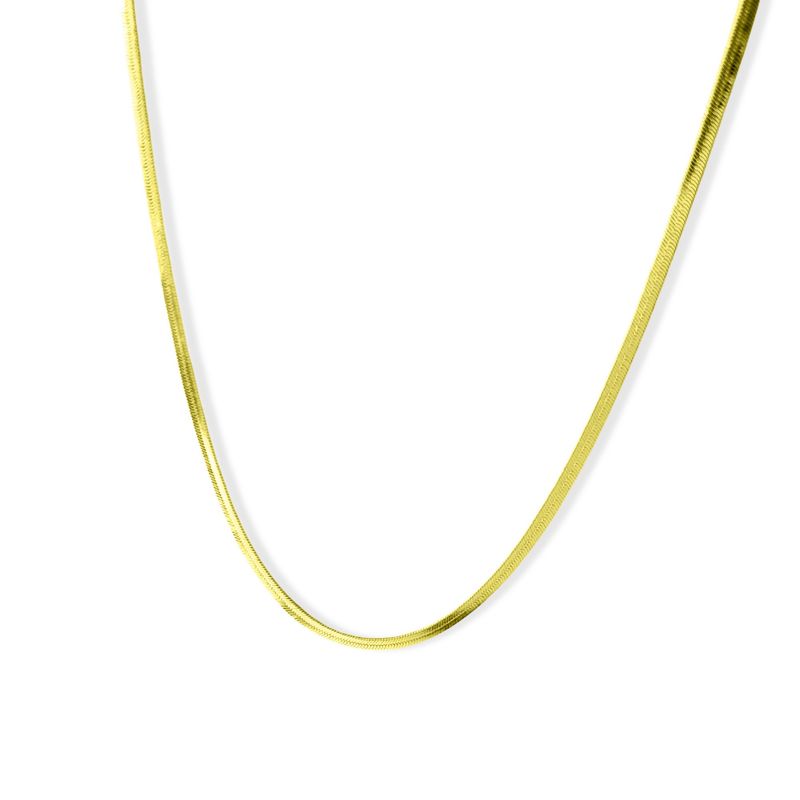 ANDREA COGGIOLA JOYAS - Collar Cinta Enchapado Oro 18K