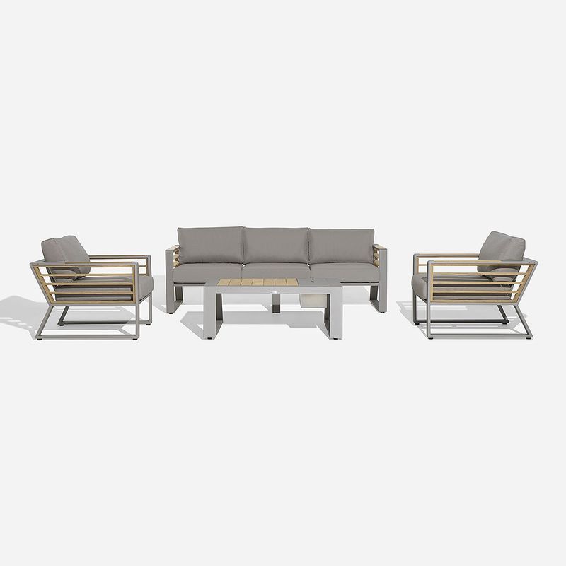 ROSEN - Set de Living de Terraza Marasusa 4 Piezas Arena