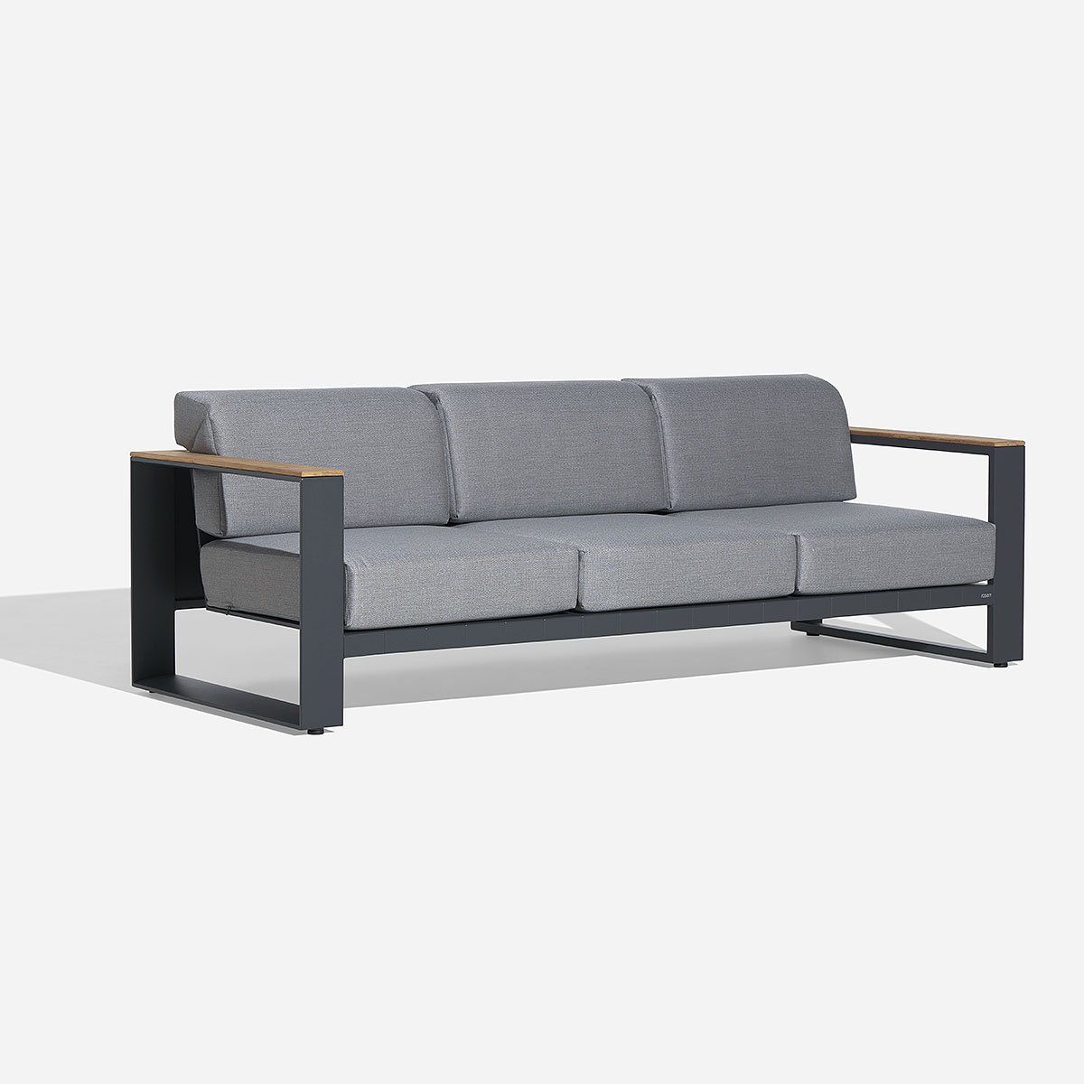 ROSEN - Set de Living de Terraza Holbox 4 Piezas Gris