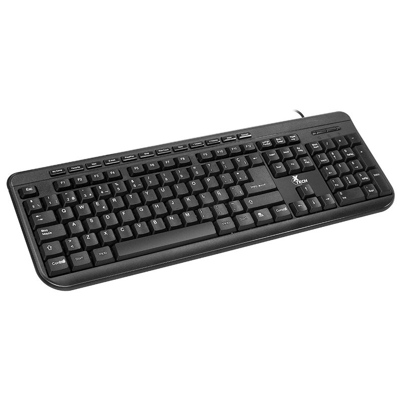XTECH - Teclado XTech XTK-092S Standard Alámbrico Español Negro