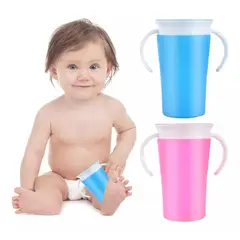 GENERICO - Vaso 360° - Vaso De Entrenamiento Antiderrames, 7oz / 260