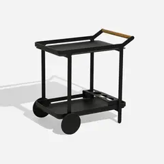 ROSEN - Carro Bar de Terraza Jobos Negro