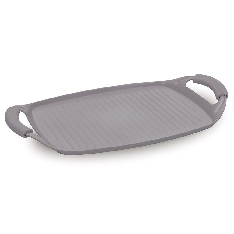 PLANCHA GRILL 47x29 CM TAUPE COLLECTION ANTIADHERENTE