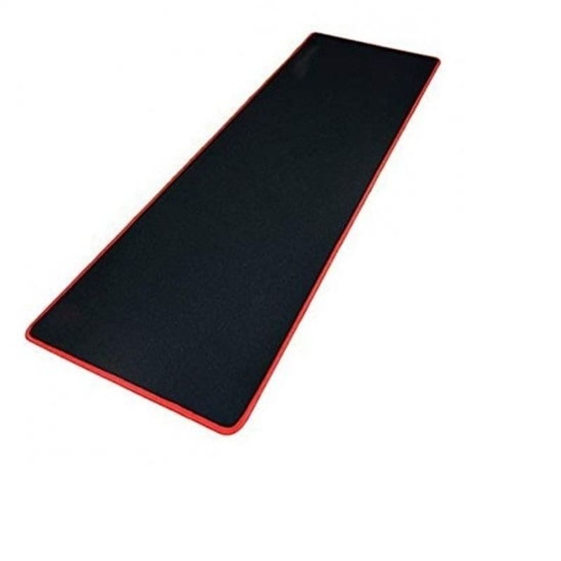 GENERICO - Mouse Pad Gamer Negro Borde Rojo 70 X 30cm Weibo