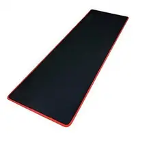 GENERICO - Mouse Pad Gamer Negro Borde Rojo 70 X 30cm Weibo