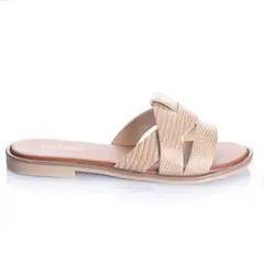 VIA UNO - Sandalia Mujer Camel 22501621