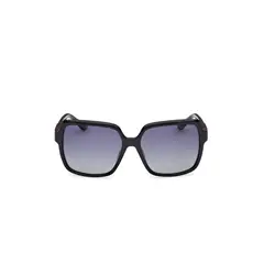 GUESS - Lentes de Sol Negro Brillante Polarizados