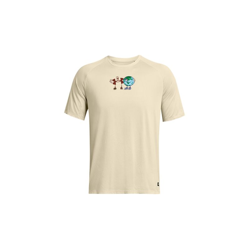 UNDER ARMOUR - Polera Artist Protect Globe Hombre Café UNDER ARMOUR