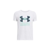 Polera Manga Corta UA Tech Niño Blanco