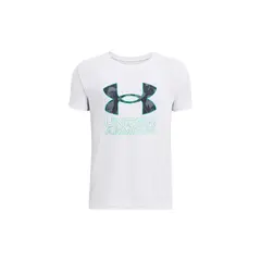 UNDER ARMOUR - Polera Manga Corta UA Tech Niño Blanco