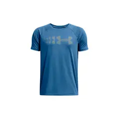 UNDER ARMOUR - Polera Manga Corta Stadium Light Niño Azul