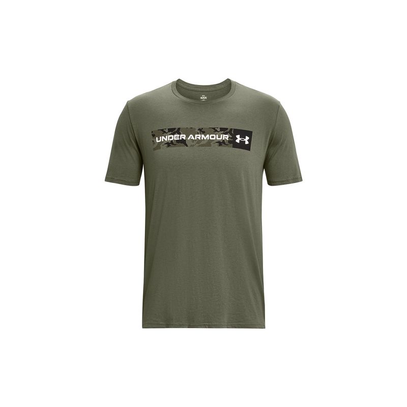 UNDER ARMOUR - Polera manga corta Camo chest hombre VERDE UNDER ARMOUR