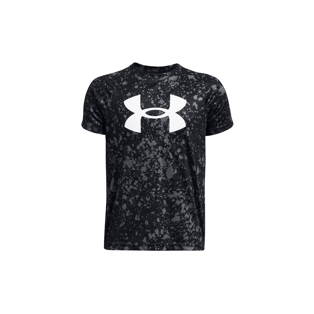 UNDER ARMOUR - Polera Manga Corta Big Logo UA Niño Negro UNDER ARMOUR